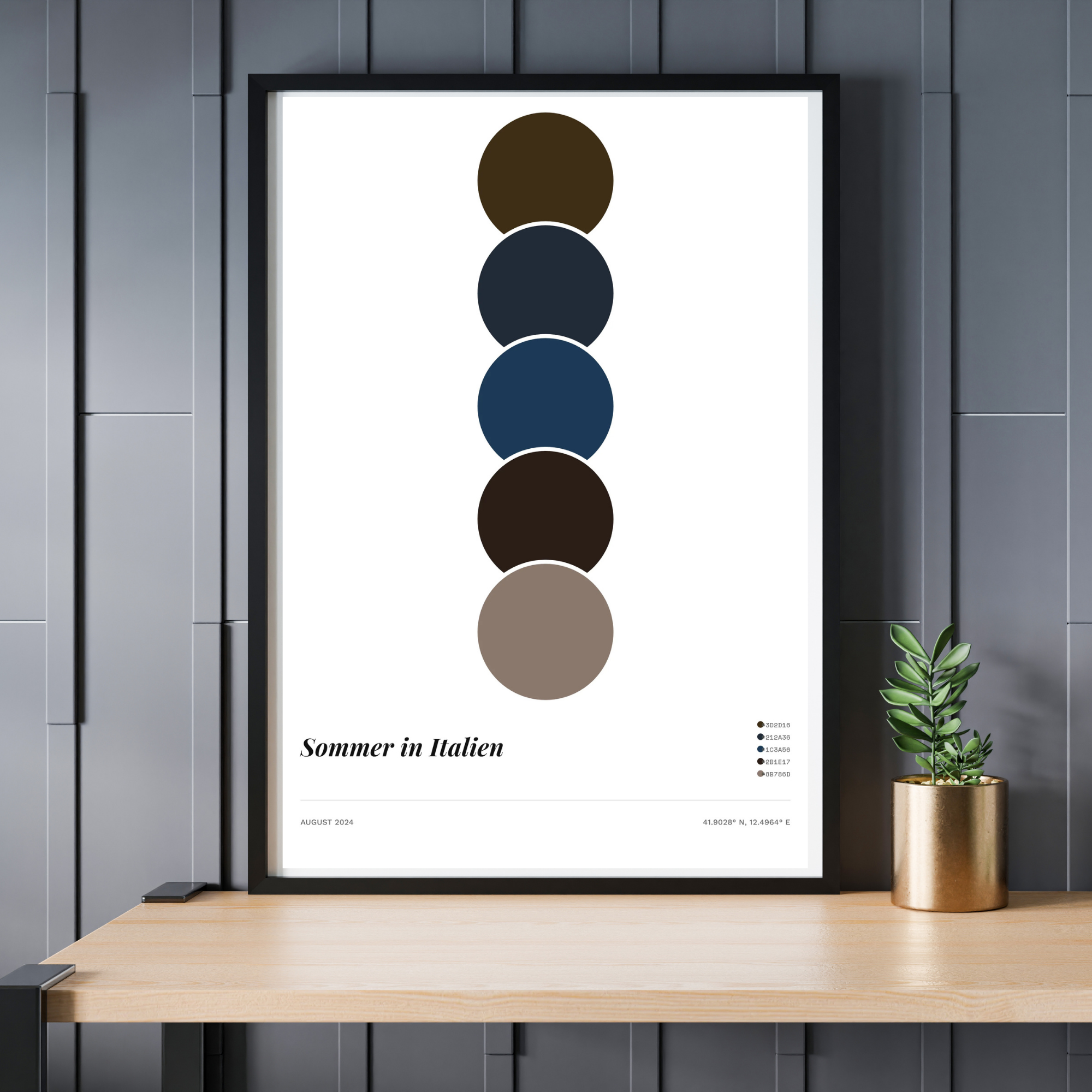 Color Palette of a Memory – Dein schönster Moment als minimalistisches Kunstwerk