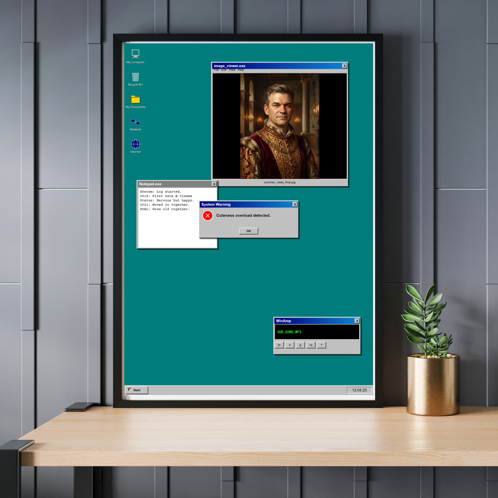 Desktop Memories – Deine Erinnerungen im 90er Retro-Look