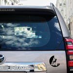 Vinyl Aufkleber "Kletterer am Fels" – Wetterfester Sticker für Auto, Camper & Laptop