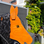 Vinyl Aufkleber "Pferdeaugen" – Realistische Augen für Holzpferd & Hobby Horse (Wetterfest)