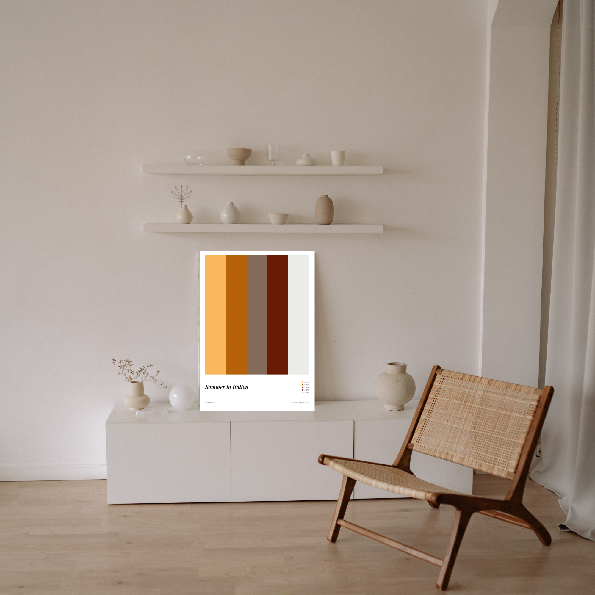 Color Palette of a Memory – Dein schönster Moment als minimalistisches Kunstwerk