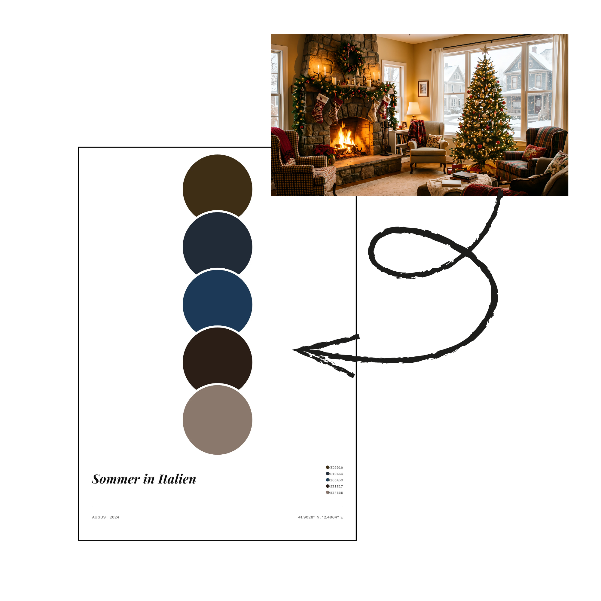 Color Palette of a Memory – Dein schönster Moment als minimalistisches Kunstwerk