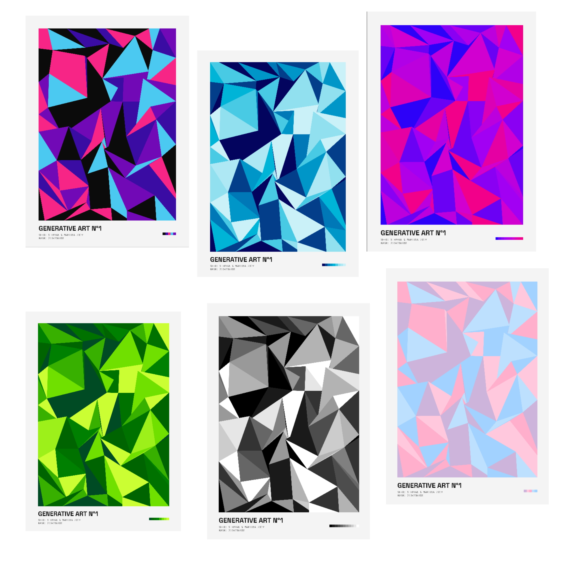Code Polygon – Dein Name als Generative Kunst (Personalisiertes Poster)