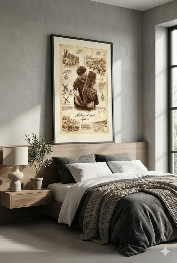 Dein Foto als Da Vinci Zeichnung – Personalisiertes Kunstwerk im historischen Skizzen-Stil