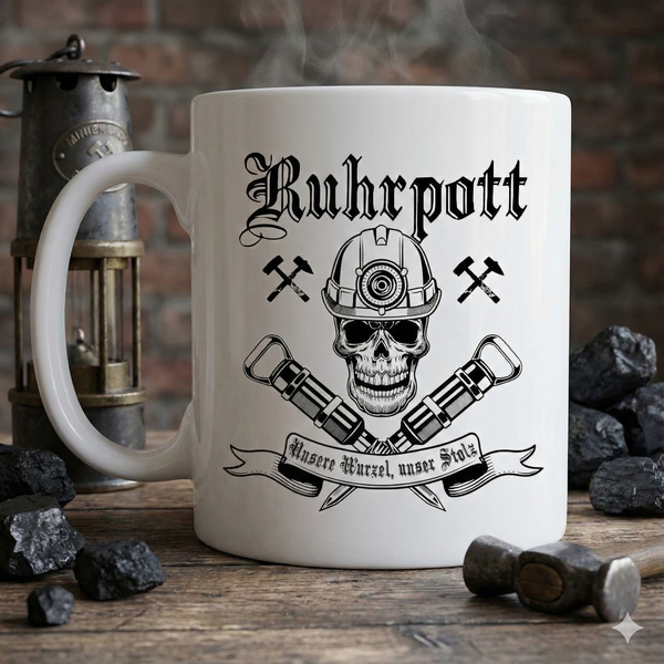 Tasse "Unsere Wurzel, Unser Stolz" – Der Kaffeebecher für echte Kinder des Reviers
