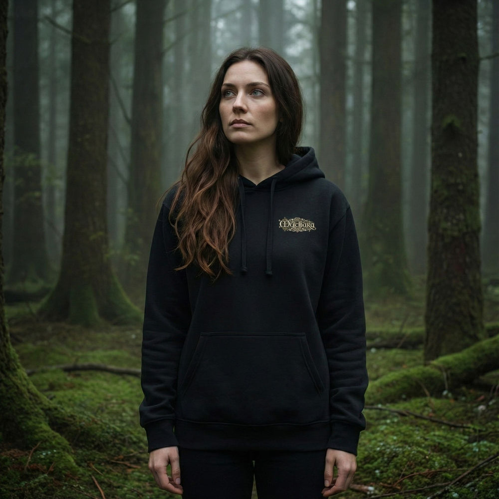 Mythara Premium Hoodie – „The Portal Guardian“ | Bio-Baumwolle & Recycled