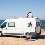 Vinyl Aufkleber "Downhill Rider" – Mountainbike Sticker für Auto & Camper (Wetterfest)