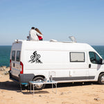 Vinyl Aufkleber "Downhill Rider" – Mountainbike Sticker für Auto & Camper (Wetterfest)