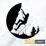 Vinyl Aufkleber "Kletterer am Fels" – Wetterfester Sticker für Auto, Camper & Laptop