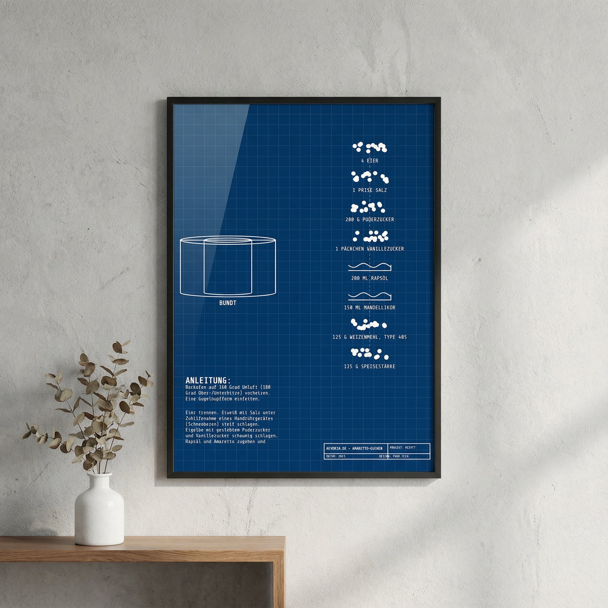 Dein Rezept als Bauplan – Technische Zeichnung für Küche & Bar