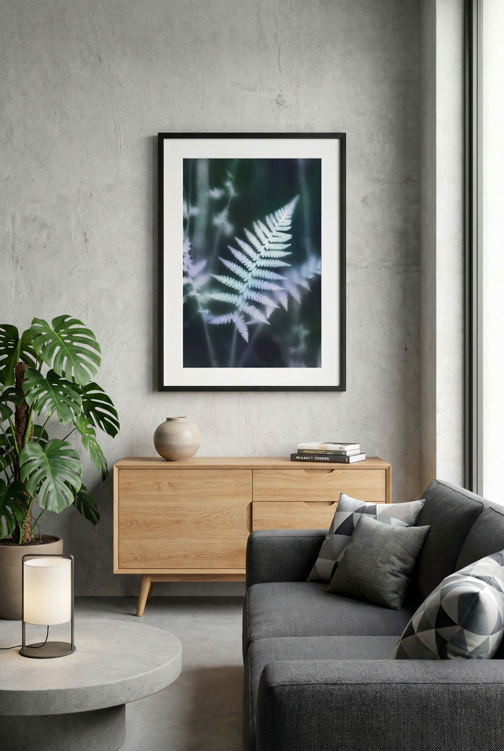Poster "Ethereal Fern" – Sanfte Botanik im Blurry-Look