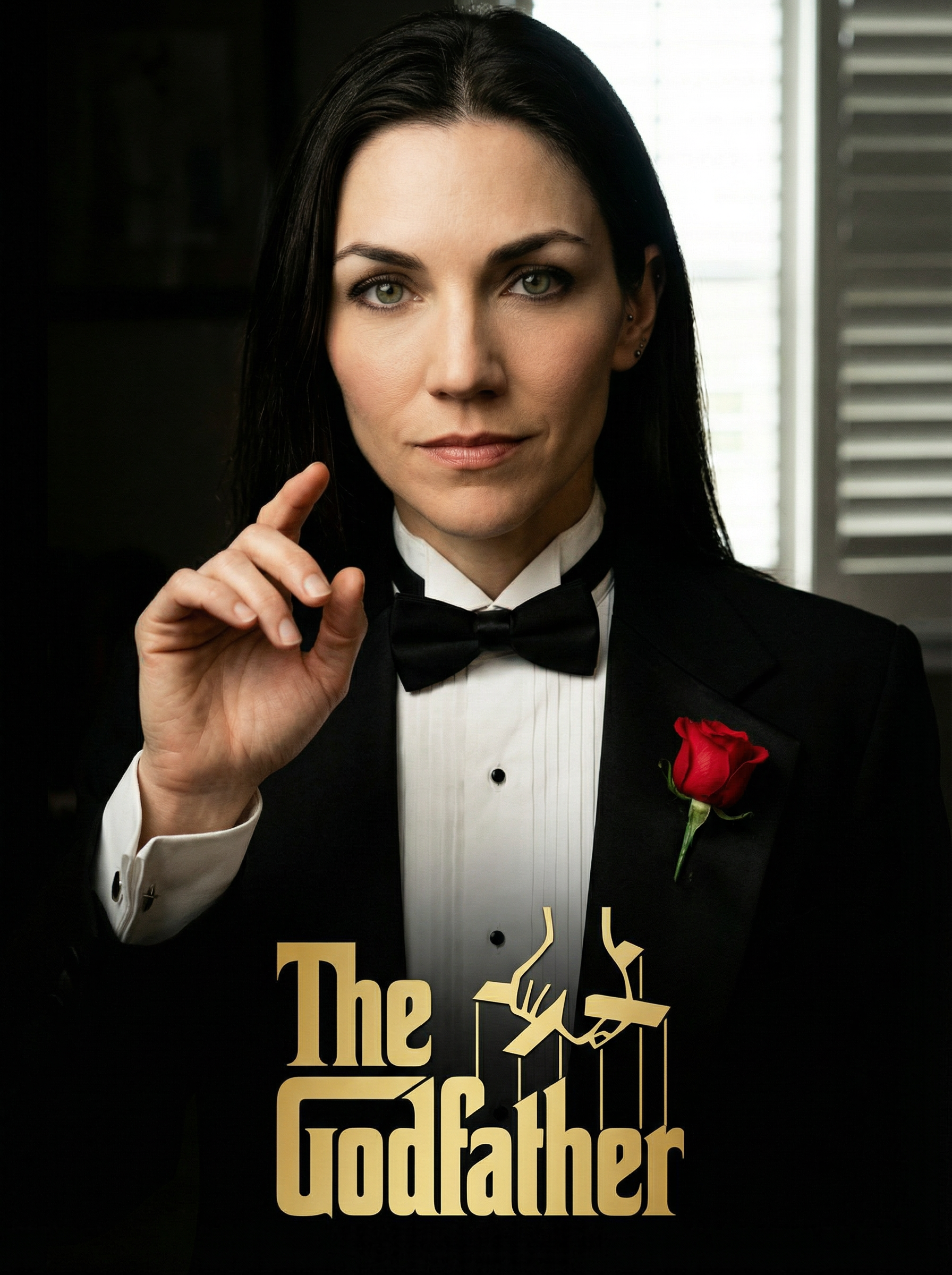 Dein ganz persönliches Retro-Filmplakat "Der Boss" – Verwandle dein Foto in einen Mafia-Paten