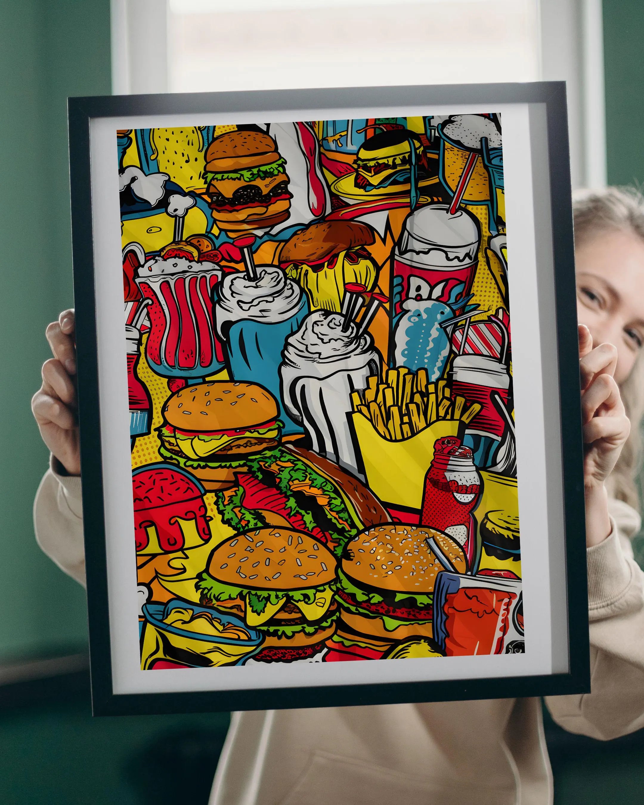 Retro Food Poster – Vintage Wandbild für deine Küche