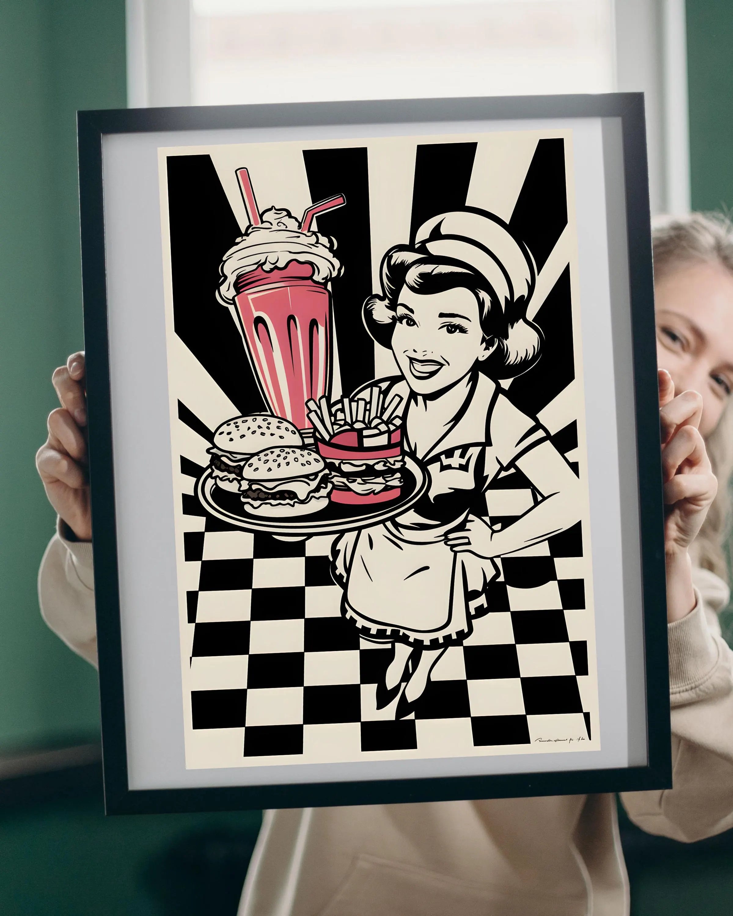 Retro Food Poster – Vintage Wandkunst für Küche & Esszimmer