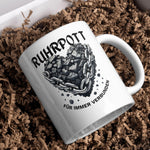 Ruhrpott Tasse: "Verbundenheit" – Emotionales Geschenk mit Kohleherz-Motiv