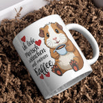 Keramiktasse "Meerschweinchen & Kaffee" – Süßer Becher für Nager-Fans