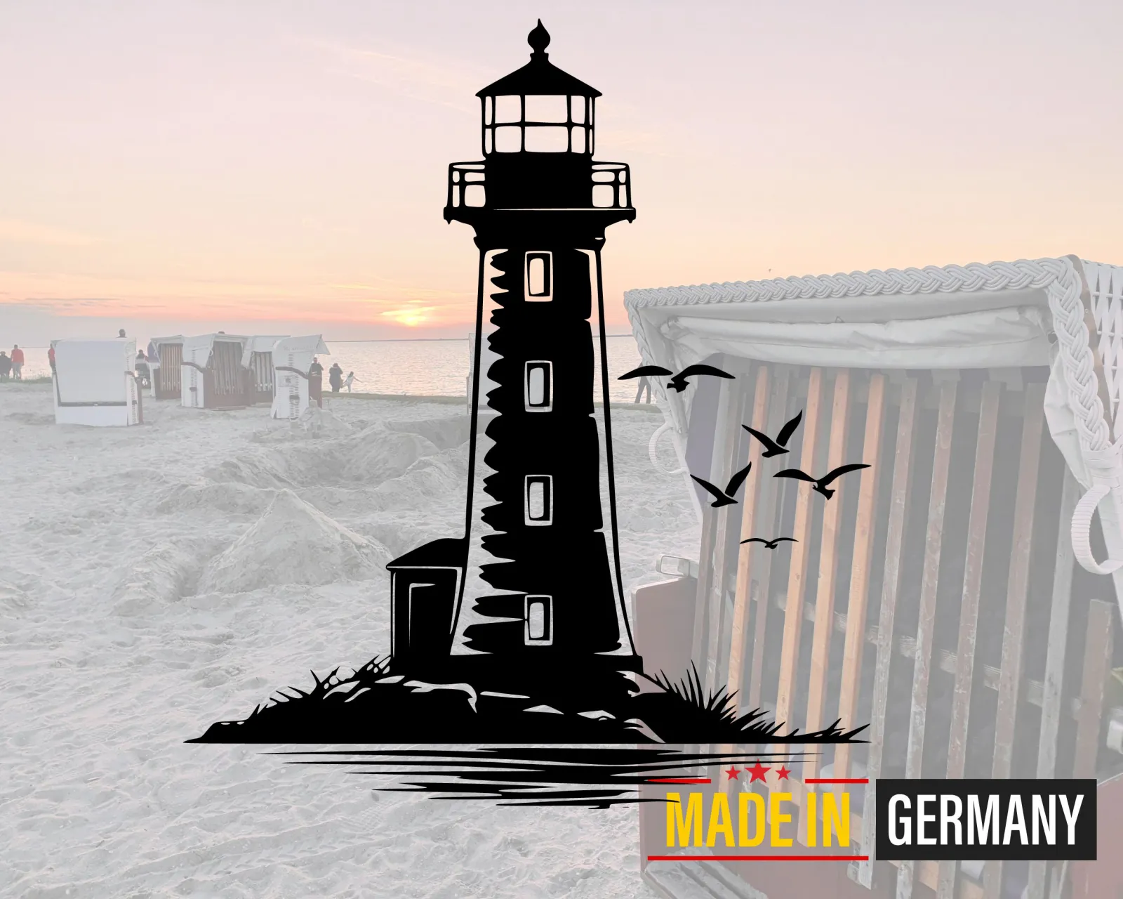 Plotterdatei Leuchtturm SVG