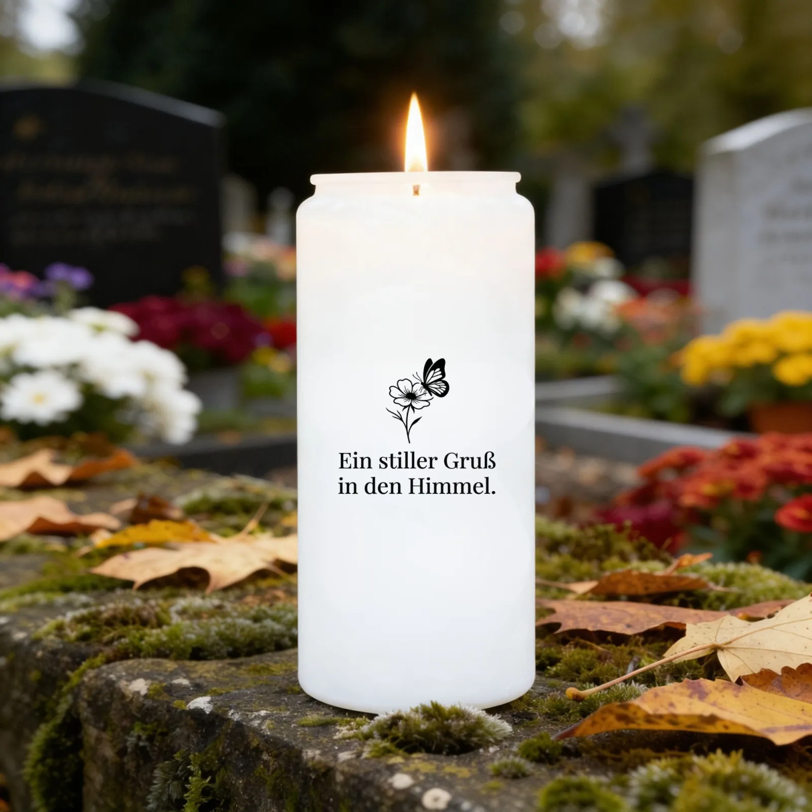 Schmetterling Spruch Ein stiller Gruß