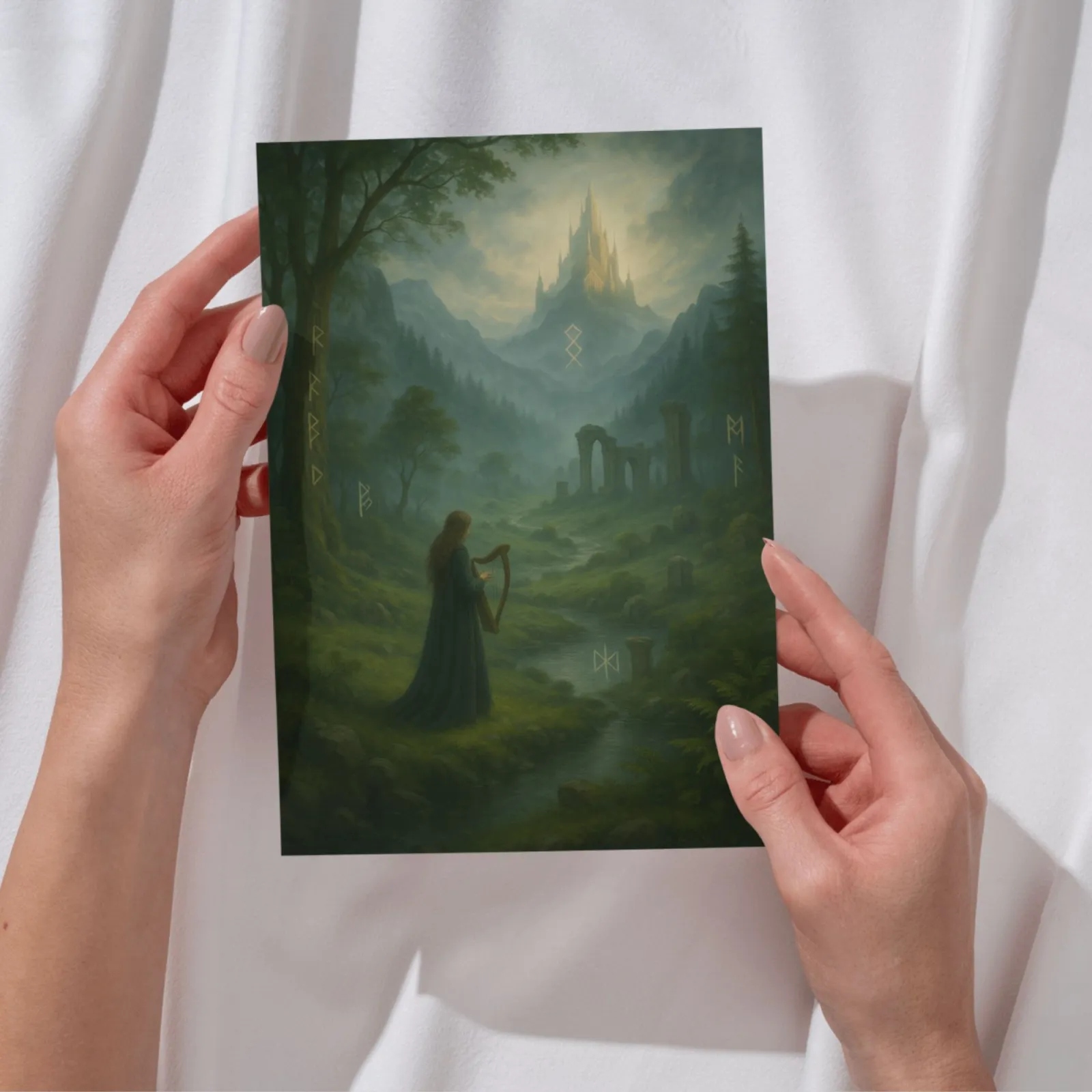 Fantasy Landschaft Kunstdruck