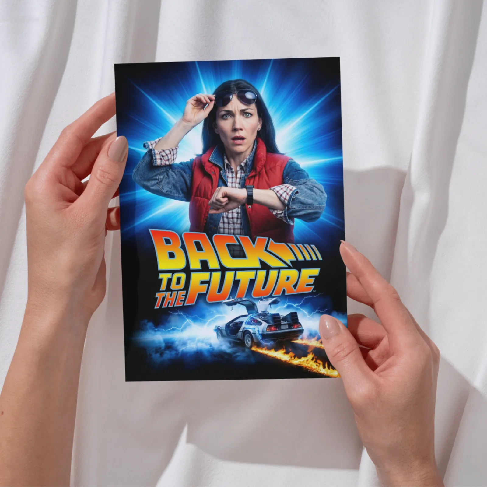 Personalisiertes Poster Back to the Future