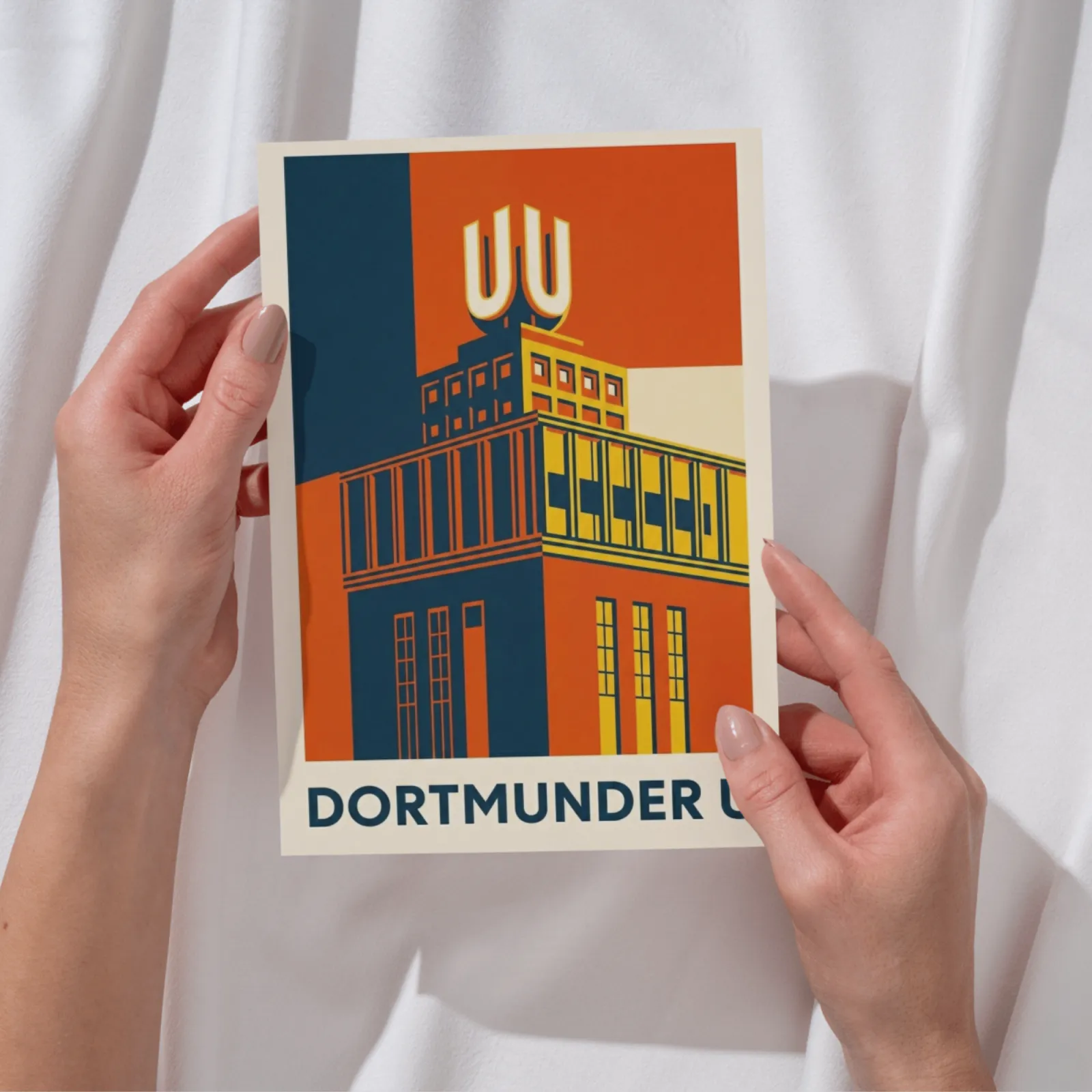 Dortmunder U Poster Retro Architektur