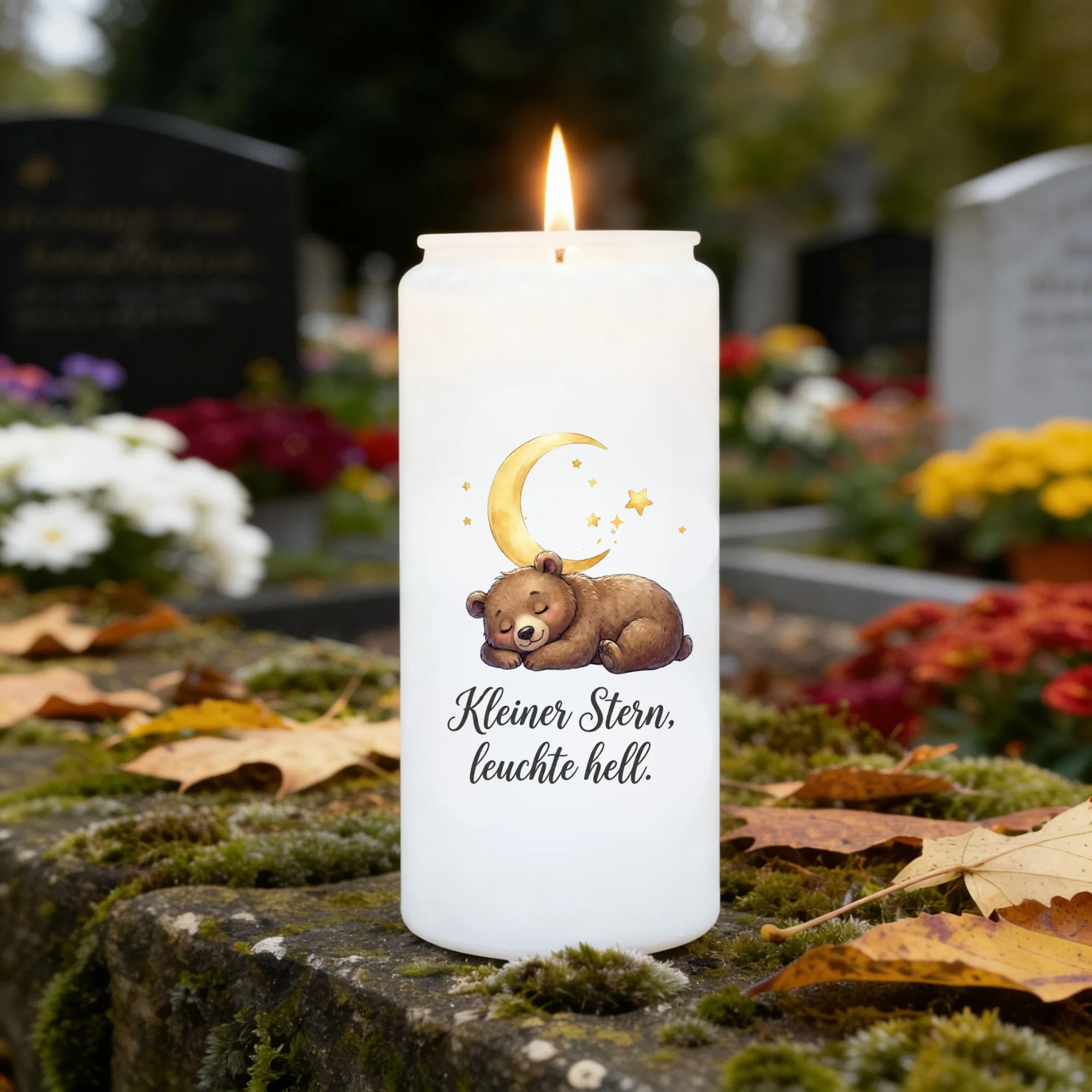 Grablicht Aufkleber für Sternenkinder
