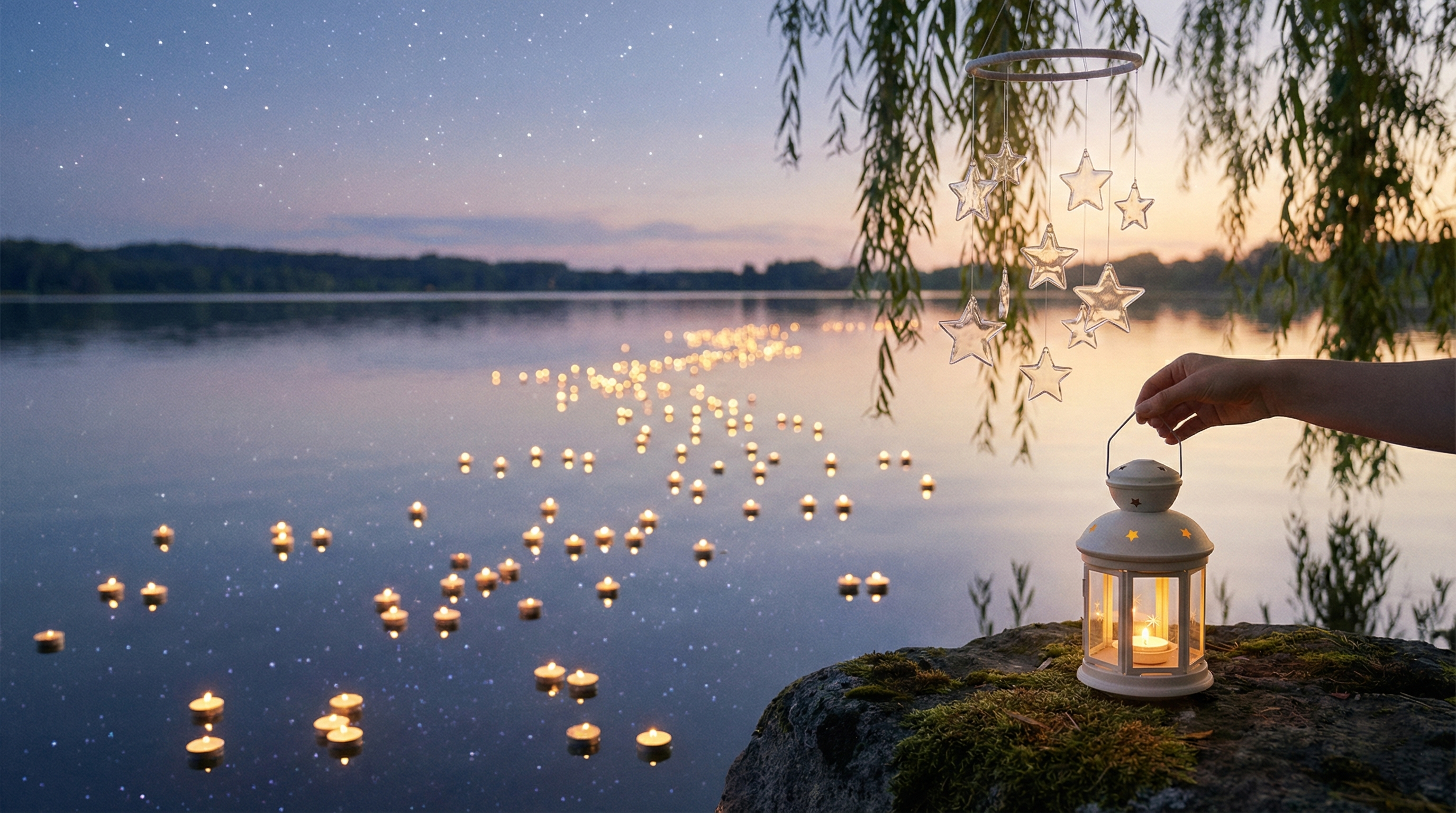 Grablicht Aufkleber für Sternenkinder