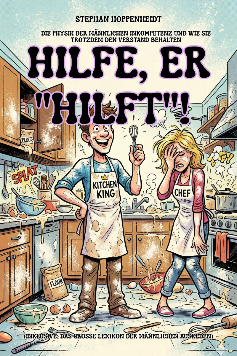Hilfe, er "hilft"!: Die Physik der männlichen Inkompetenz und wie Sie trotzdem den Verstand behalten.