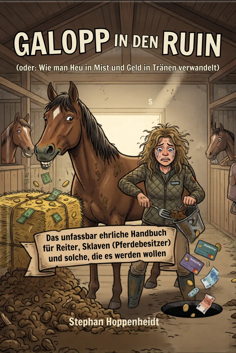 Galopp in den Ruin (oder: Wie man Heu in Mist und Geld in Tränen verwandelt): Das unfassbar ehrliche Handbuch für Reiter, Sklaven (Pferdebesitzer) und ...