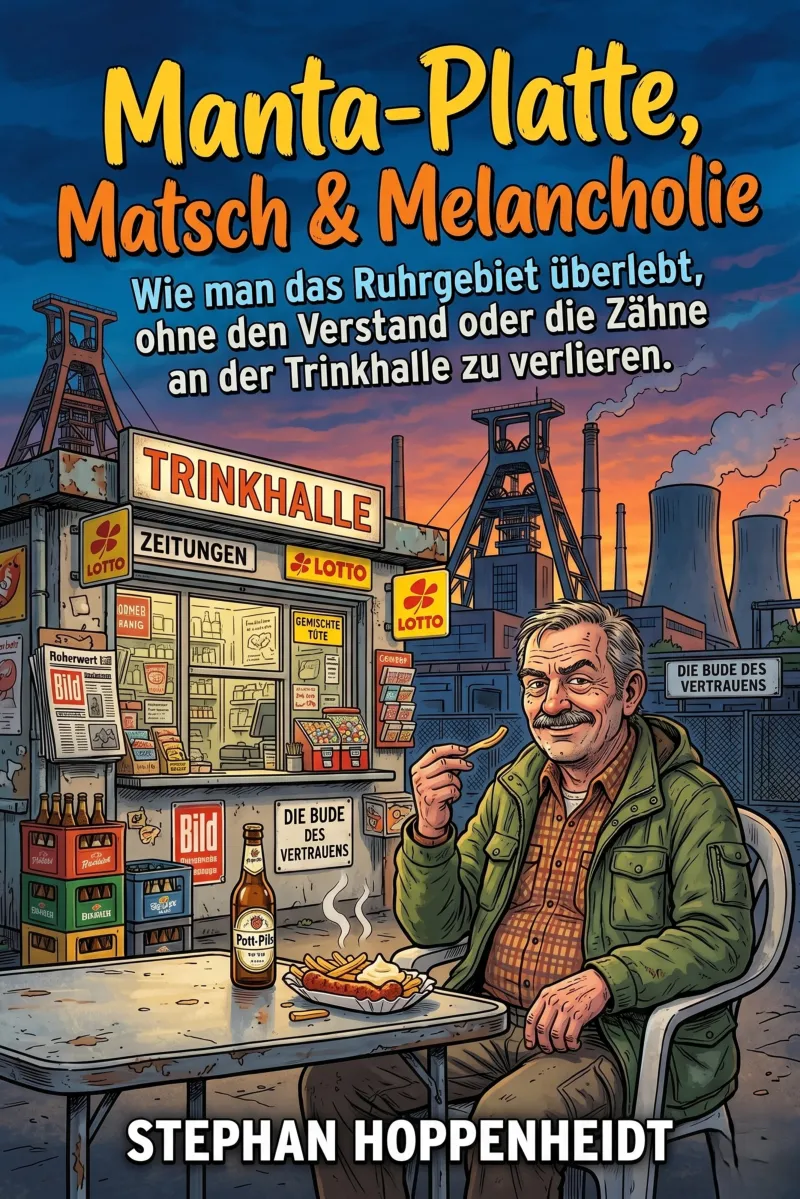 Manta-Platte, Matsch & Melancholie: Wie man das Ruhrgebiet überlebt, ohne den Verstand oder die Zähne an der Trinkhalle zu verlieren.