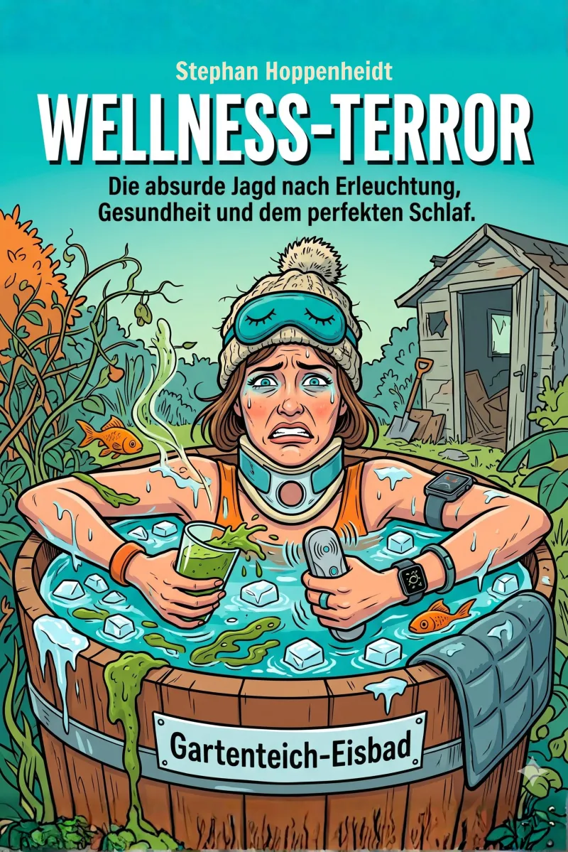 Wellness-Terror: Die absurde Jagd nach Erleuchtung, Gesundheit und dem perfekten Schlaf. Ein Anti-Ratgeber.