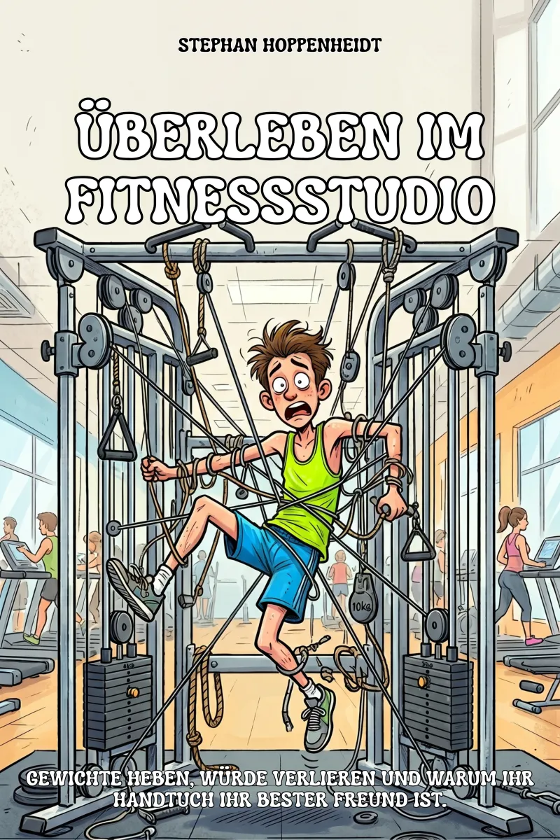 Überleben im Fitnessstudio: Gewichte heben, Würde verlieren und warum Ihr Handtuch Ihr bester Freund ist.