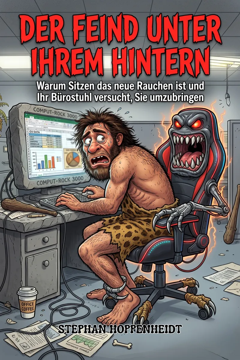 Der Feind unter Ihrem Hintern: Warum Sitzen das neue Rauchen ist und Ihr Bürostuhl versucht, Sie umzubringen
